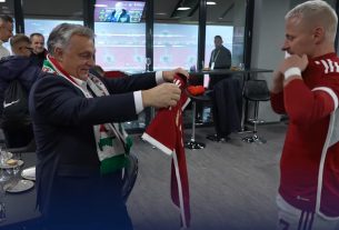 Dzsudzsák Balázs Orbánnal és Szijjártóval